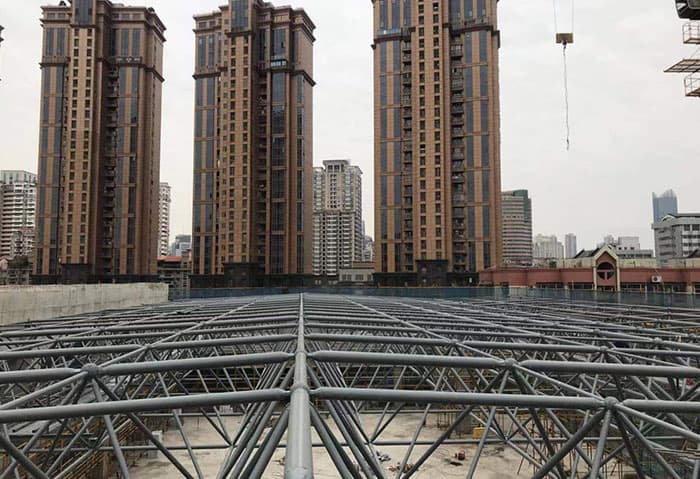 澳门螺栓球网架结构